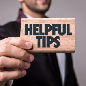 5 tips